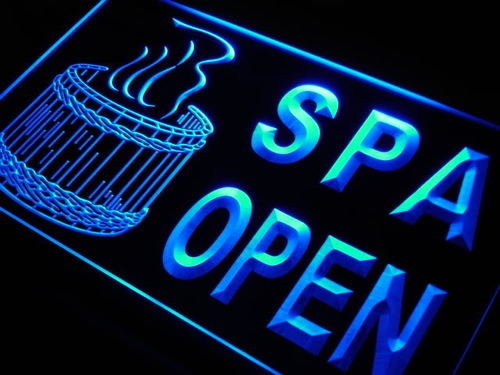 Spa OPEN Neon Light Sign